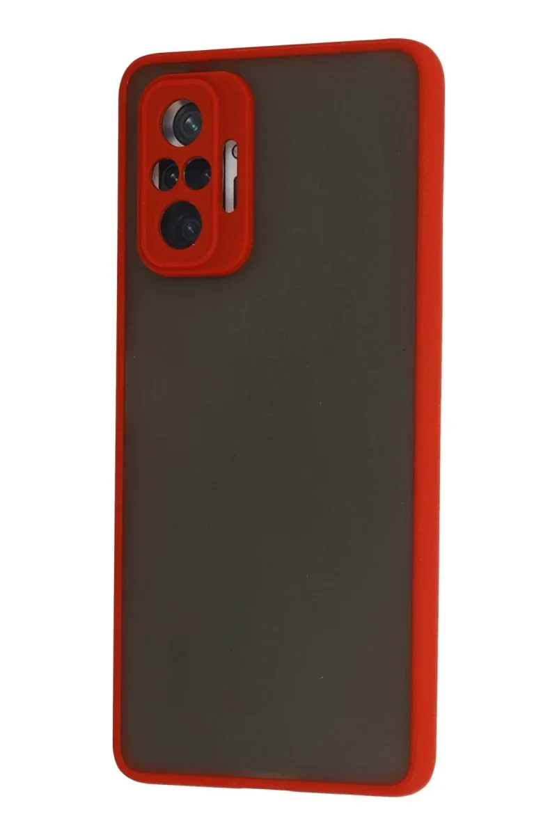 Xiao Red Note 10 Pro Kılıf Montreal Silikon Kapak - Kırmızı görsel 3