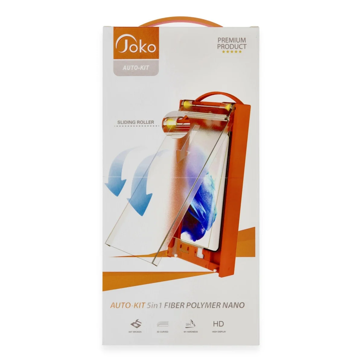 Joko Samsung Galaxy S22 Ultra Autokit 5in1 Fiber Polymer Nano Ekran Koruyucu