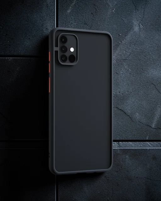 Samsung Galaxy A71 Kılıf Montreal Silikon Kapak - Siyah