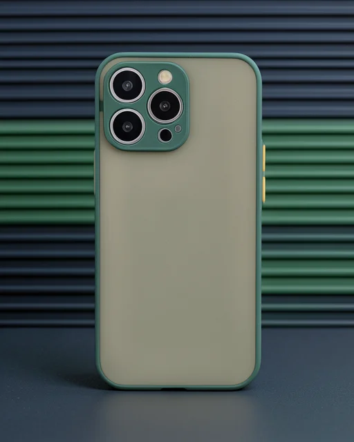 Apple İphone 14 Pro Kılıf Montreal Silikon Kapak - Yeşil
