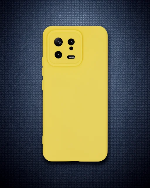 Xiaomi Mi 13 Kılıf Nano İçi Kadife Silikon - Sarı