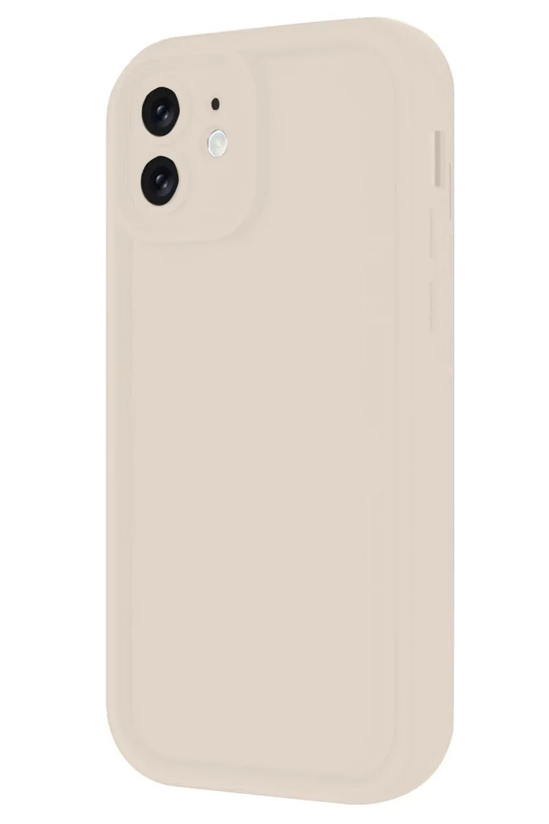 Apple iPhone 11 Kılıf Viera Silikon - Krem