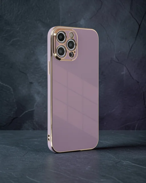 Apple İphone 12 Pro Max Kılıf Volet Silikon - Mor