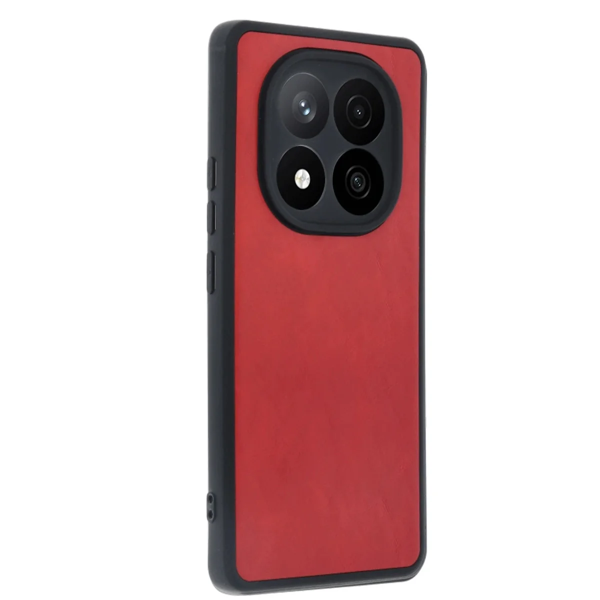 Xiaomi Redmi Note 14 Pro 4g Kılıf Aras Deri Kapak - Kırmızı görsel 2