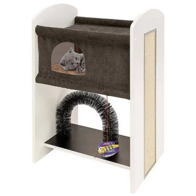 Cat Tree Leo Kedi Tırmalama ve Oyun Evi 50x37x84 Cm