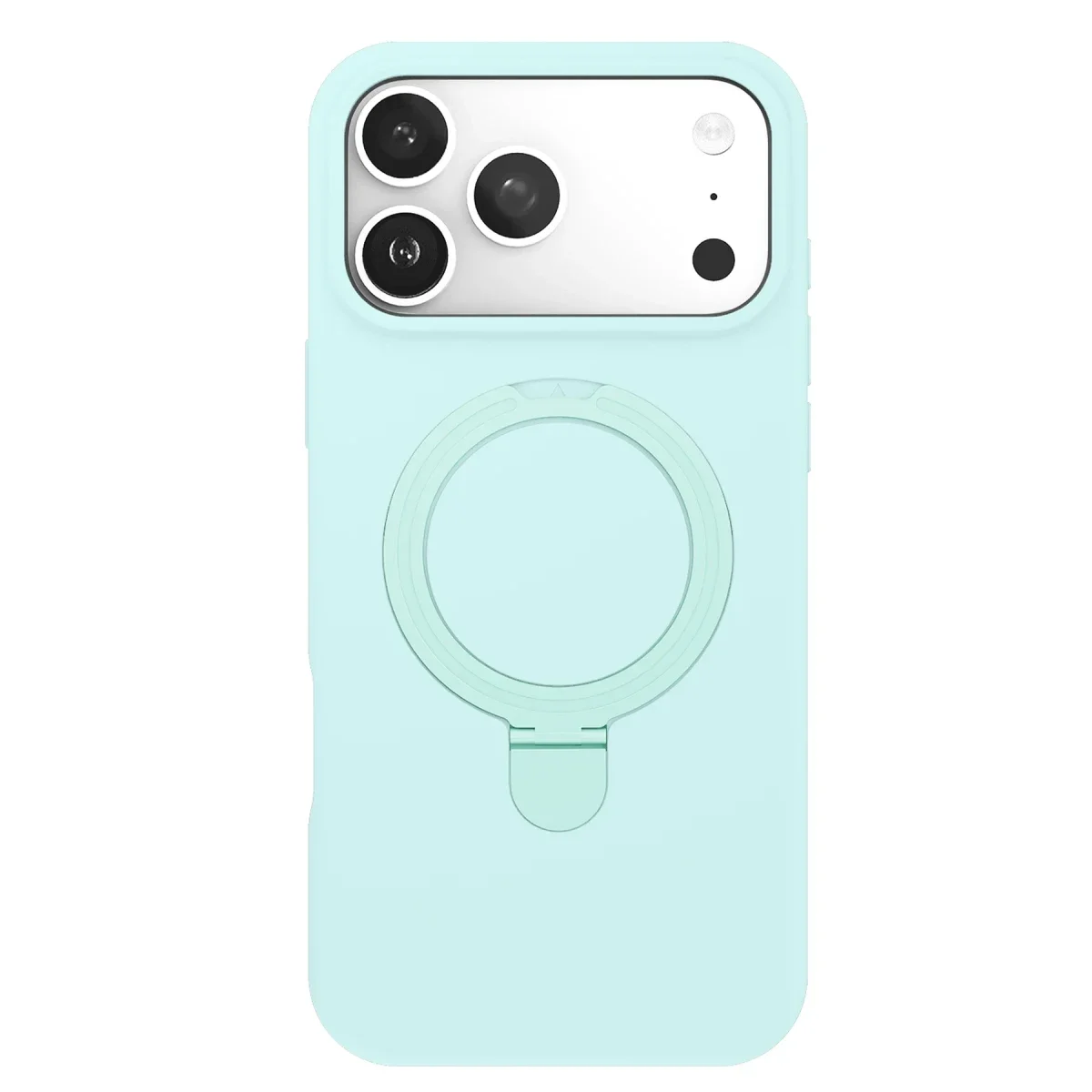Apple iPhone 17 Pro Max Regal Magsafe Standlı Kapak - Su Yeşili görsel 2