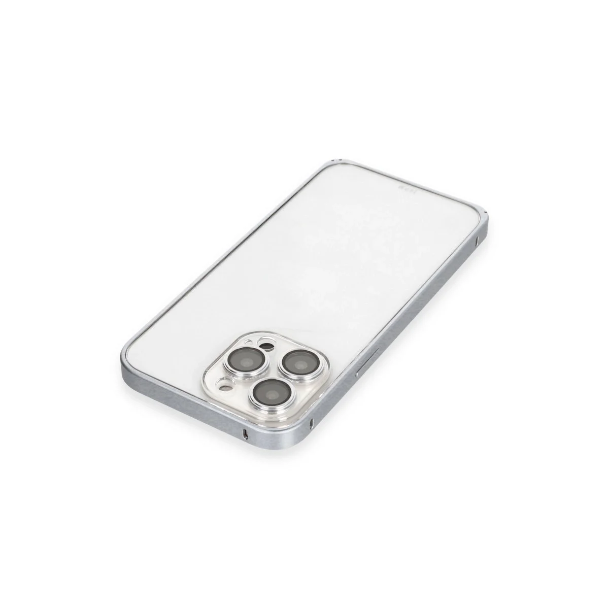 Joko Apple İphone 15 Pro Metal Bumper Mat Kapak - Gri görsel 4