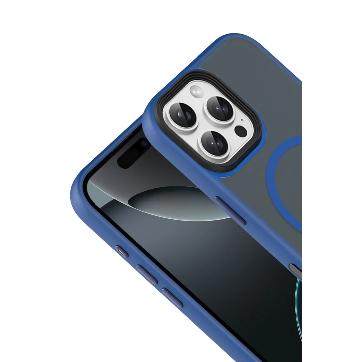 Joko Apple İphone 16 Pro Max Megane Magsafe Kapak - Lacivert görsel 2