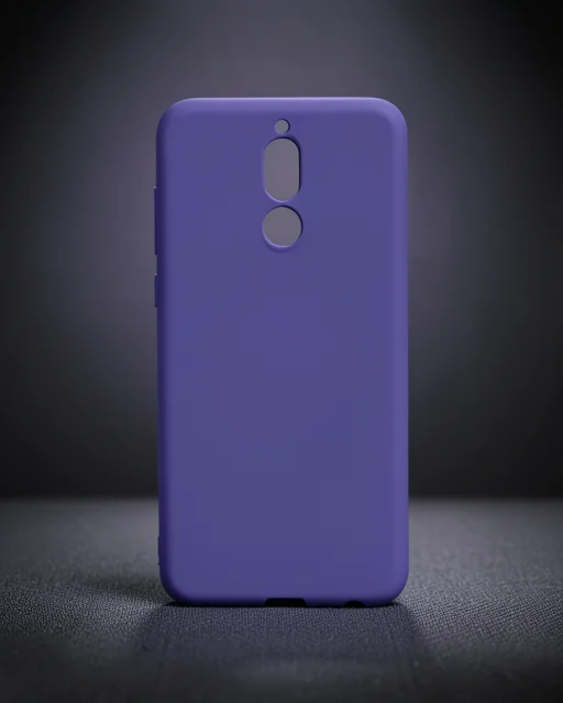 Huawei Mate 10 Lite Kılıf Nano İçi Kadife Silikon - Mor