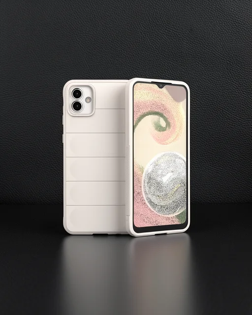Samsung Galaxy A04e Kılıf Optimum Silikon - Krem