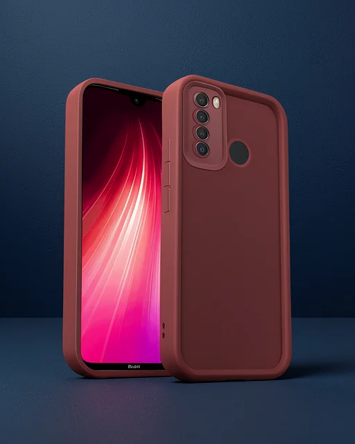Xiaomi Redmi Note 8 Kılıf Viera Silikon - Bordo