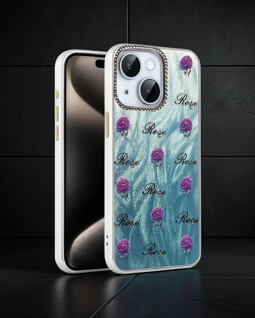 Apple İphone 14 Kılıf Blade Aynalı Desenli Kapak - Desen 9