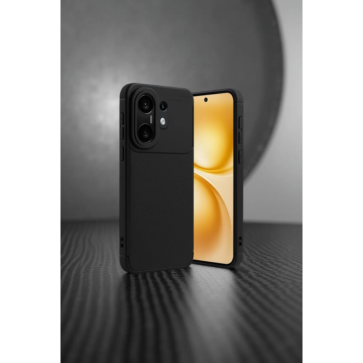 Vivo X200 Fe Auto Focus Karbon Kapak - Siyah görsel 5