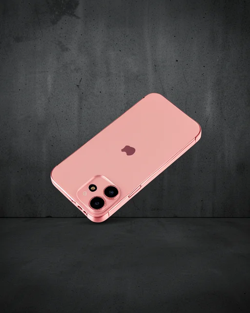 Apple İphone 12 Shine Kamera Lens Koruma Cam - Pembe