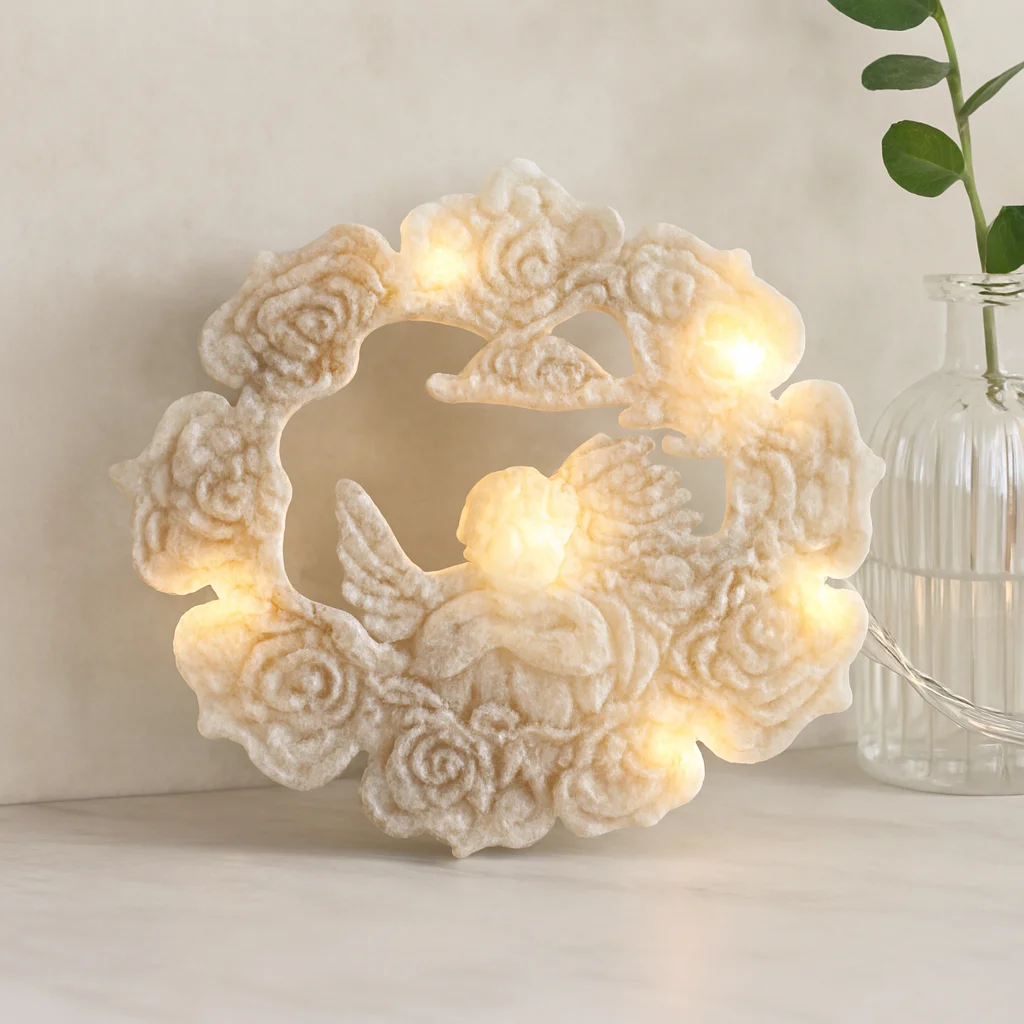 Ramazan Perde LED Işık 3m Cai ve Yıldız (Sarı-Beyaz, Fişli)