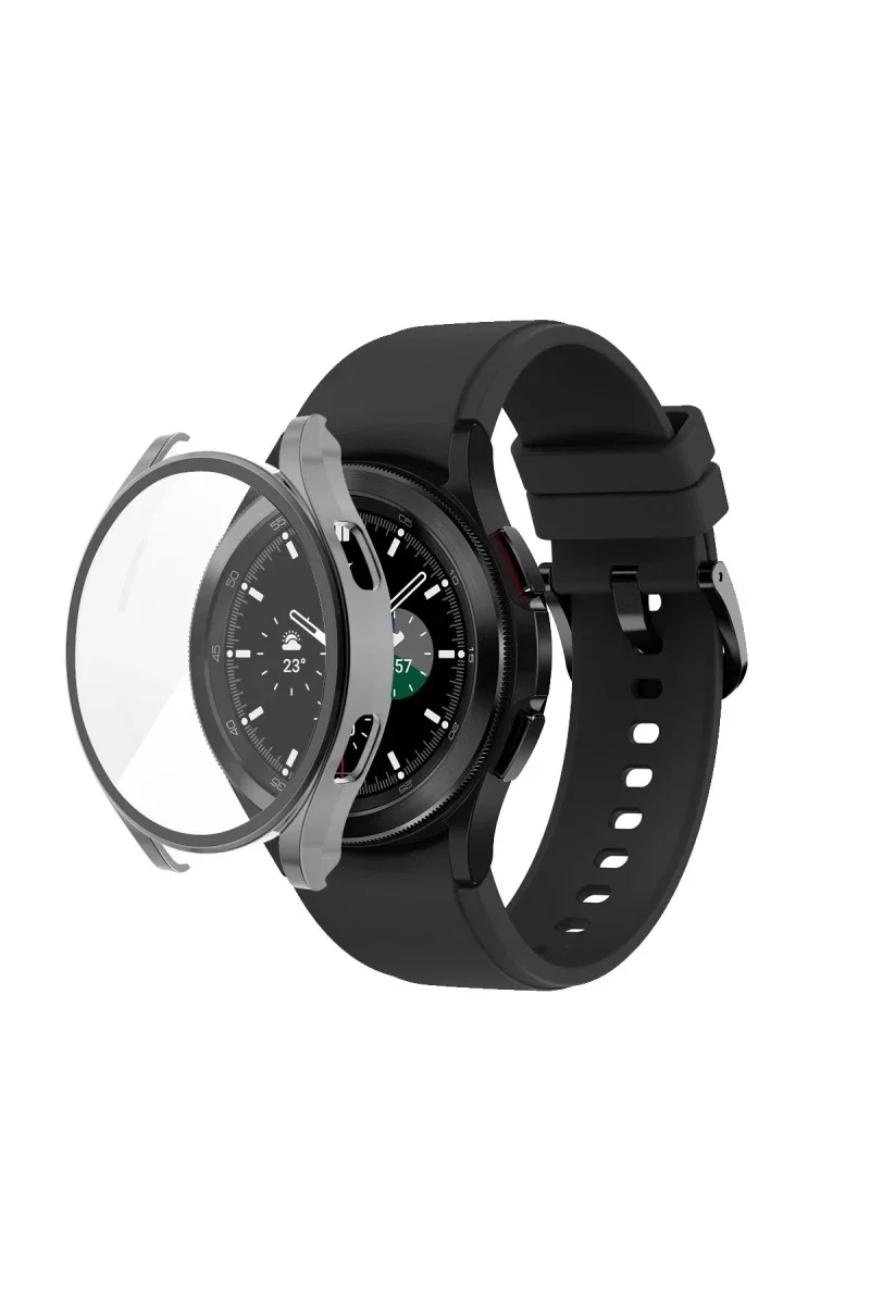 Watch 5 44mm Wall Camlı Kasa Ekran Koruyucu - Uzay Grisi görsel 3