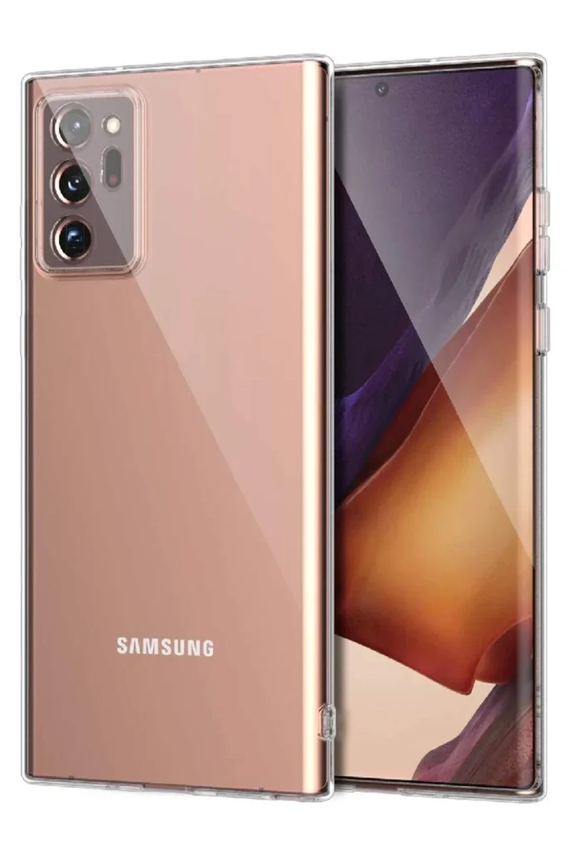 Samsung Galaxy Note 20 Ultra Kılıf Lüx Şeffaf Silikon