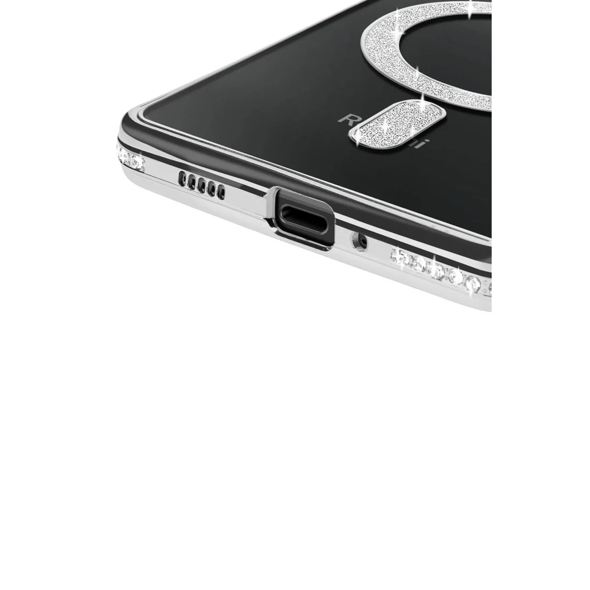 Xiao Red 14c Joke Simli Magneticsafe Kılıf - Gümüş görsel 3