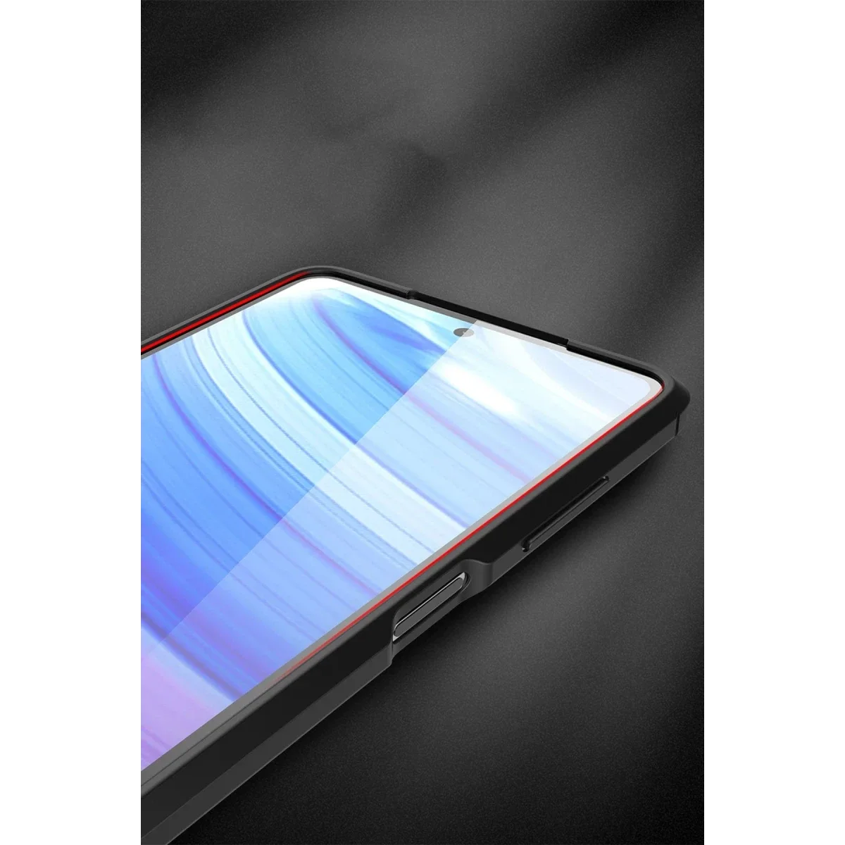 Xiaomi Pocophone X3 Kılıf Auto Focus Kapak - Kırmızı görsel 5
