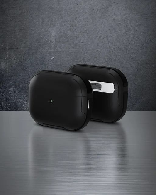 Apple Airpods Pro 2 (2.nesil) Mo-a8 Armor Kılıf - Siyah