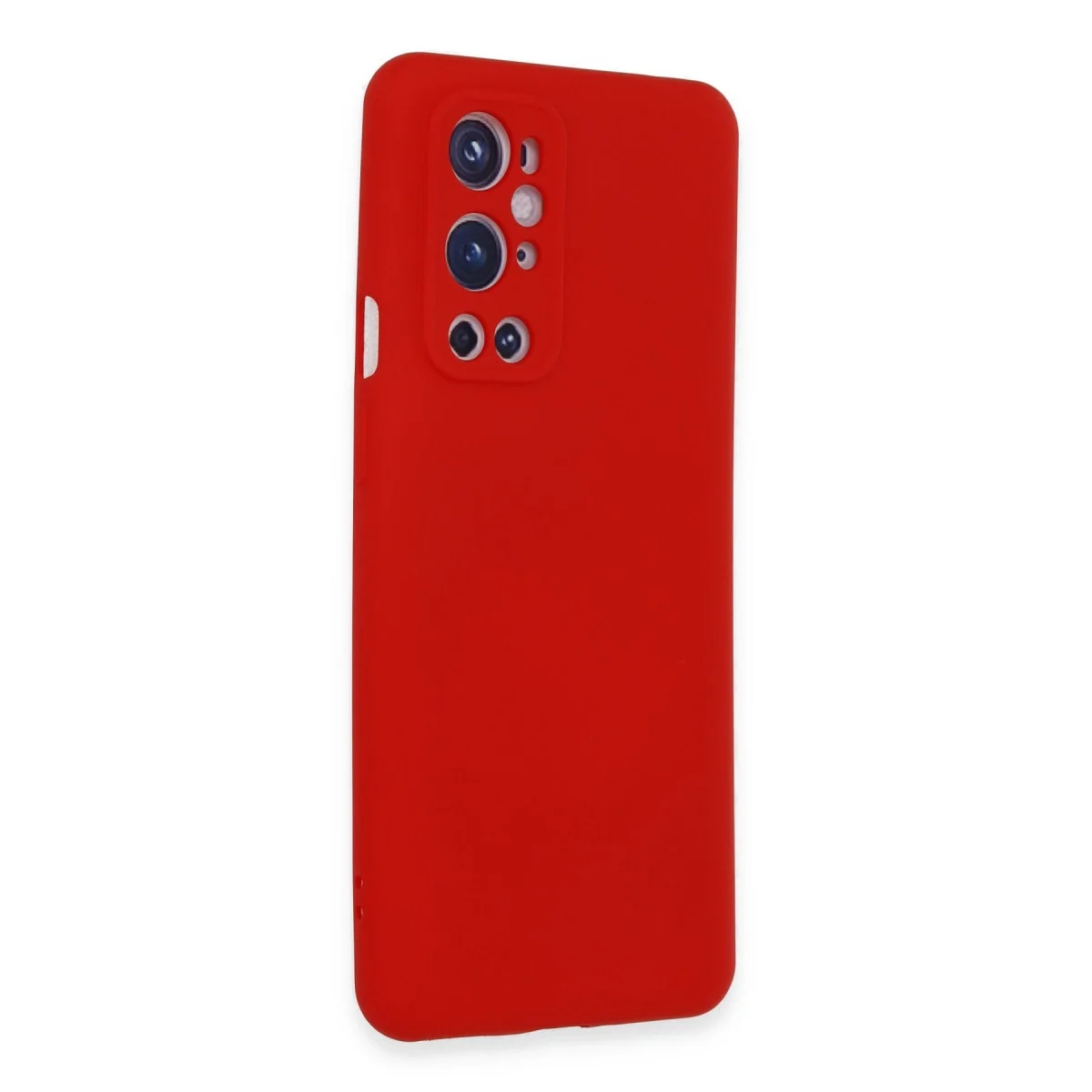 One Plus 9 Pro Kılıf Nano İçi Kadife Silikon - Kırmızı görsel 2