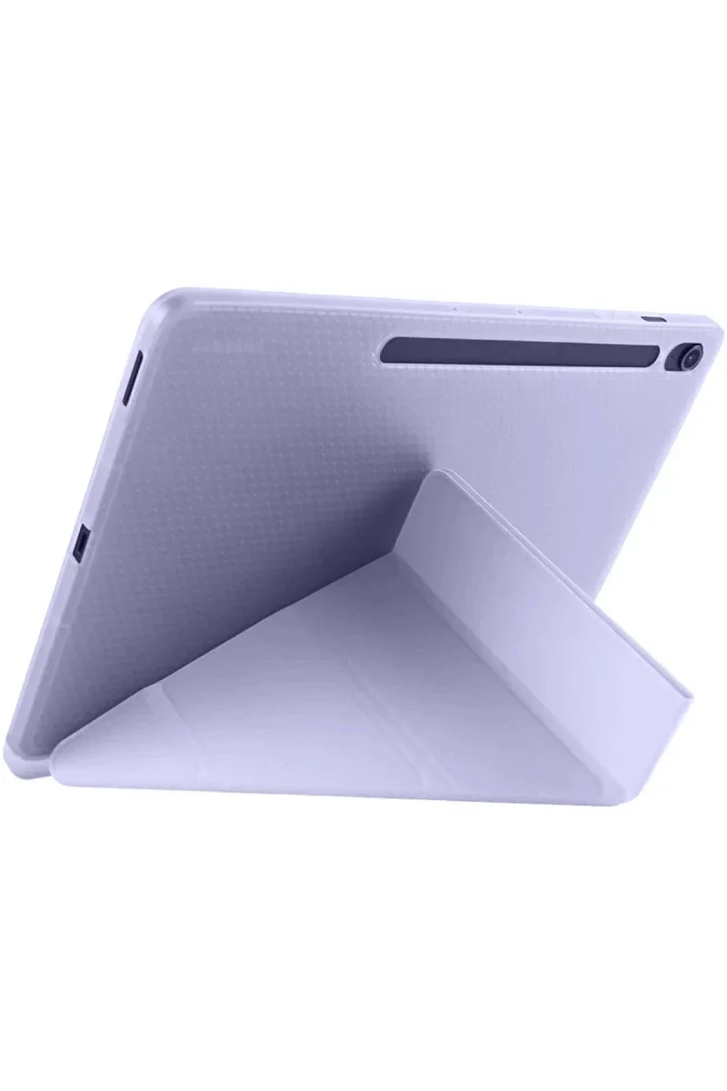 Apple iPad Pro 11 (2024) Kılıf Kalemlikli Hugo Tablet Kılıfı - Lila görsel 2