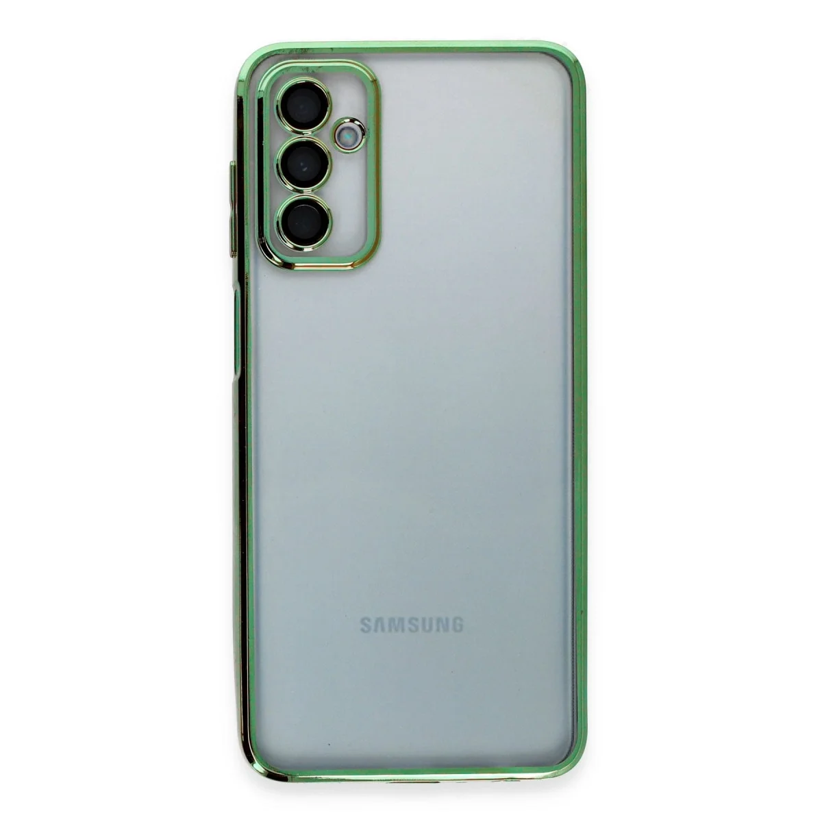 Samsung Galaxy M23 Kılıf Razer Lensli Silikon - Yeşil görsel 2