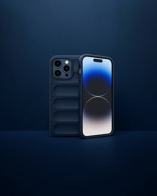 Apple İphone 15 Pro Kılıf Optimum Silikon - Lacivert