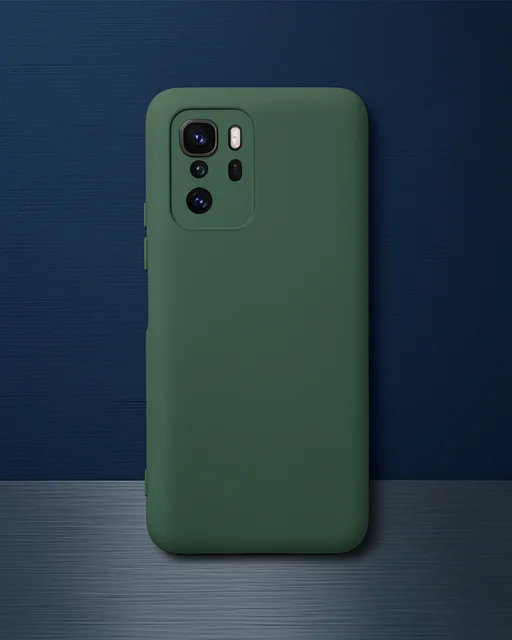 Xiaomi Poco X3 Gt Kılıf Nano İçi Kadife Silikon - Koyu Yeşil