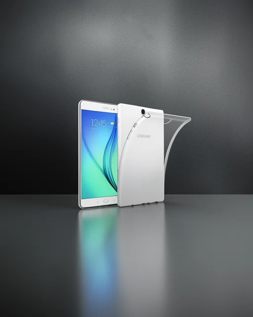 Samsung Galaxy T560 Tab E 9.7 Kılıf Tablet Şeffaf Silikon