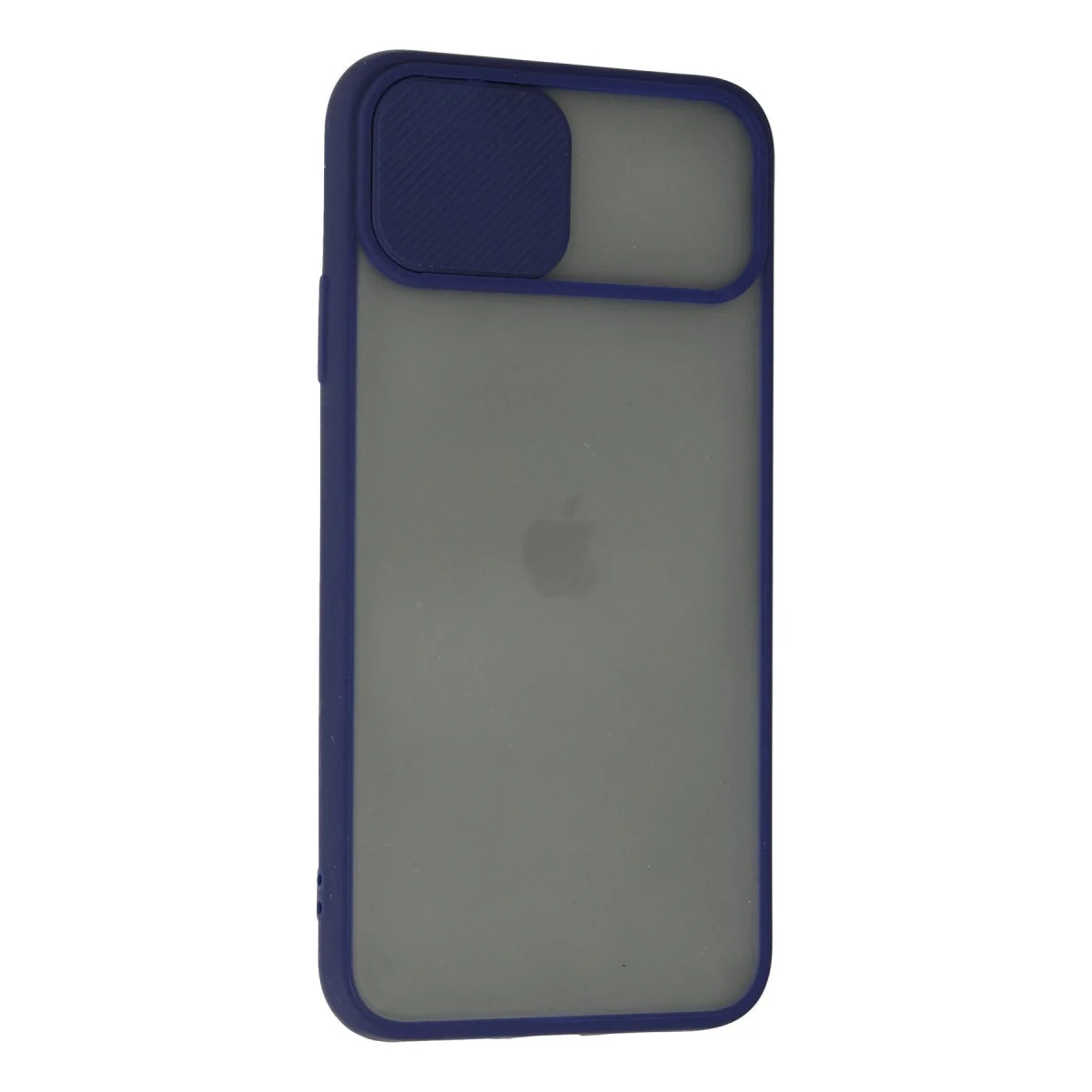 Apple İphone 11 Pro Max Kılıf Palm Buzlu Kamera Sürgülü Silikon - Lacivert görsel 3