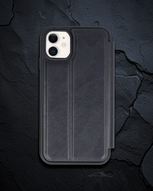 Apple İphone 11 Kılıf Flip Cover - Siyah
