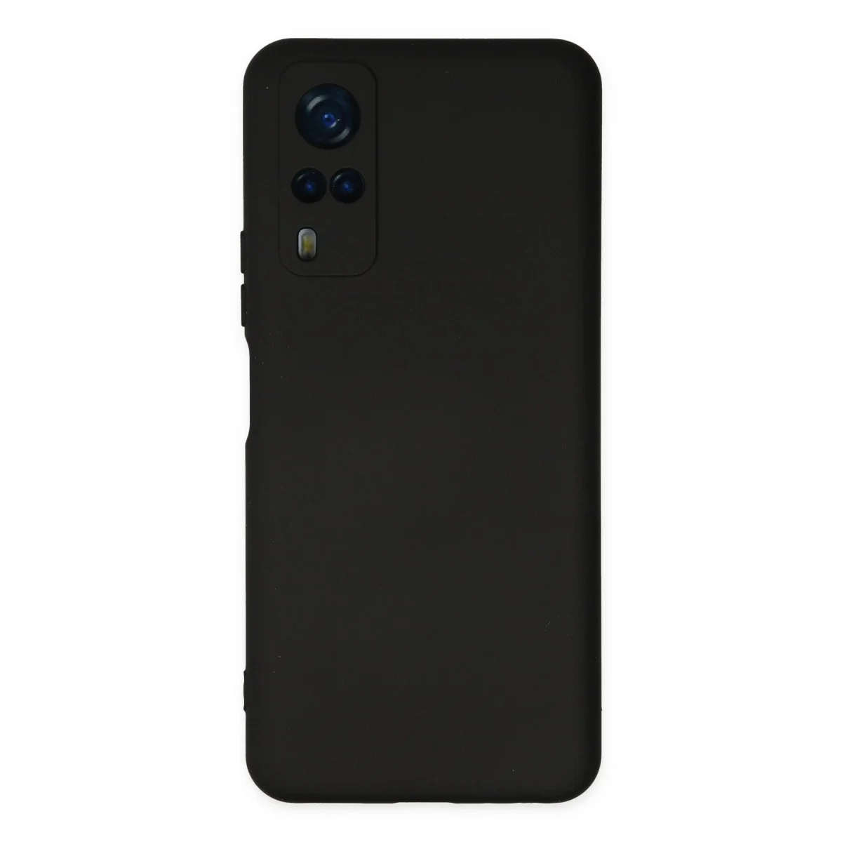 Vivo Y53s Kılıf Nano İçi Kadife Silikon - Siyah görsel 2