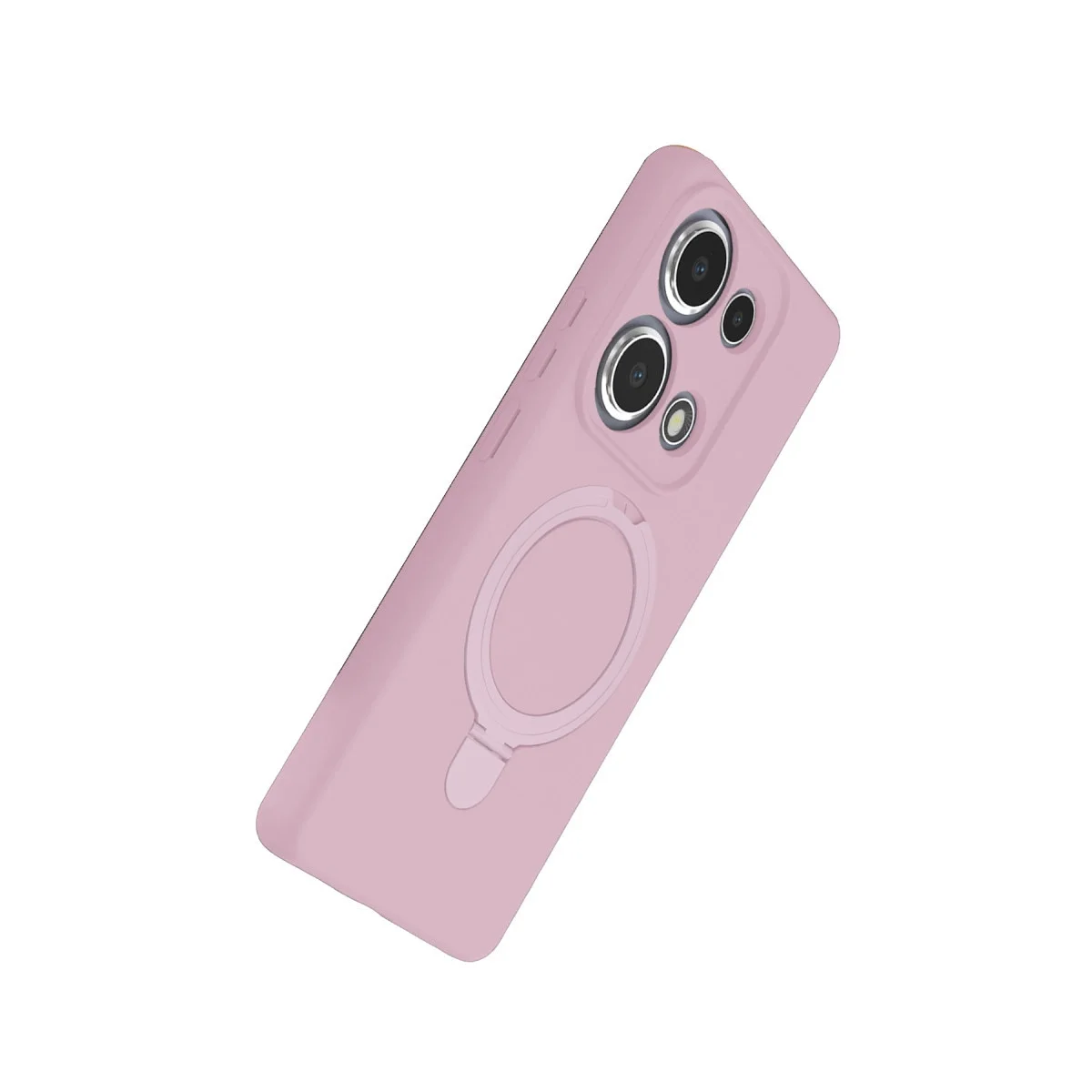 Xiao Red Note 13 Pro 4g Regal Magsafe Standlı Kapak - Açık Pembe görsel 4