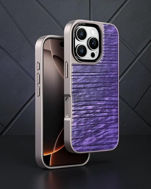 Venco Apple İphone 16 Pro Max Wave Kapak - Derin Mor