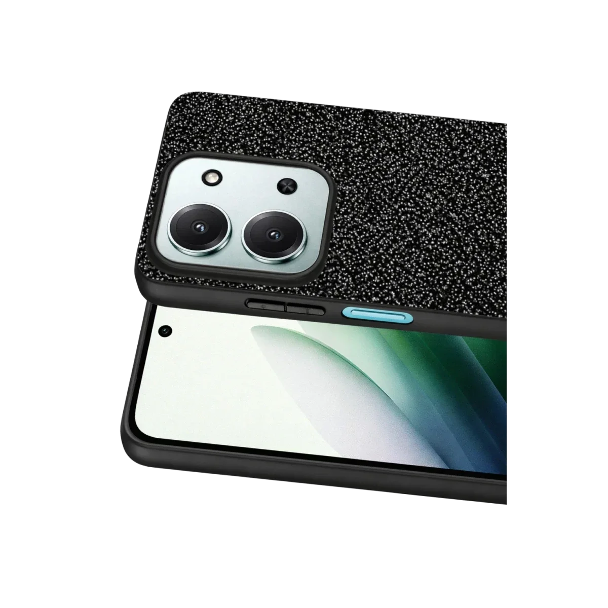 Onegif Xiaomi Redmi 15C 4G Bright Simli Kapak - Siyah görsel 2