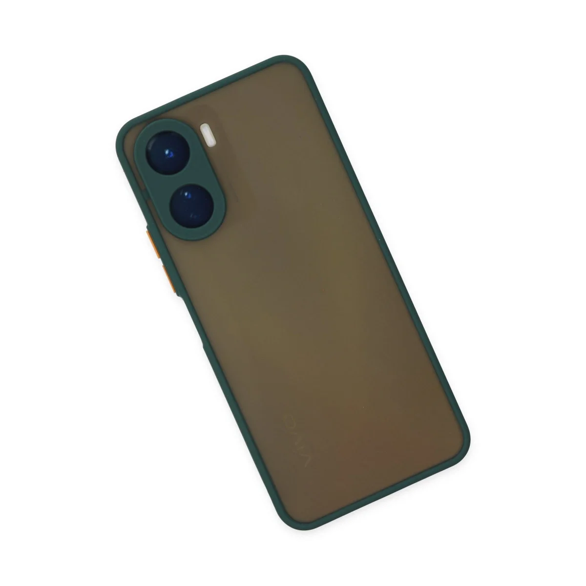 Vivo Y16 Kılıf Montreal Silikon Kapak - Yeşil görsel 3