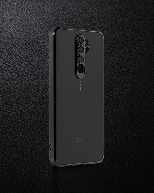Xiaomi Redmi Note 8 Pro Kılıf Razer Lensli Silikon - Siyah