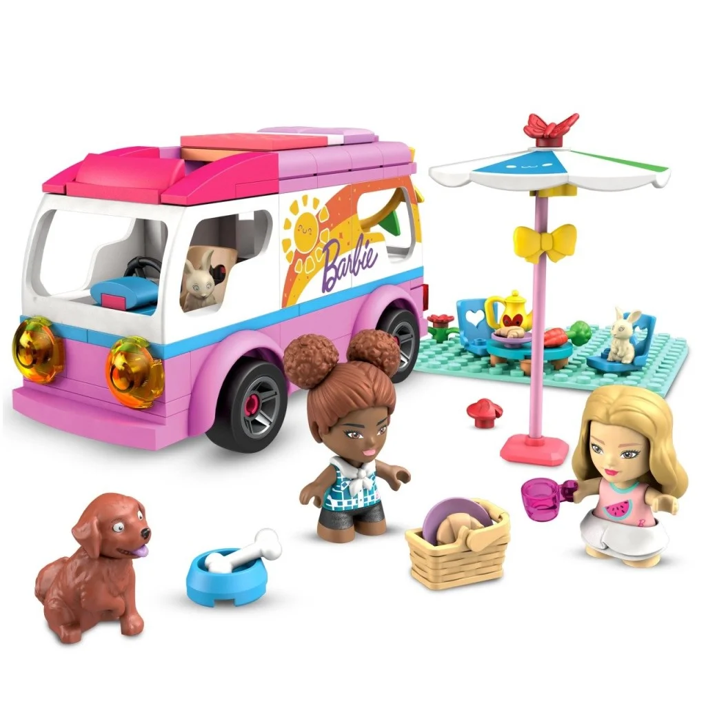 GWR35 MEGA™ Barbie®'nin Mega Karavanı 123 parça +5 yaş görsel 3