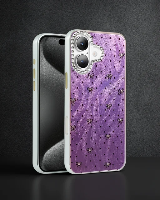Apple İphone 16 Plus Kılıf Blade Aynalı Desenli Kapak - Desen 2