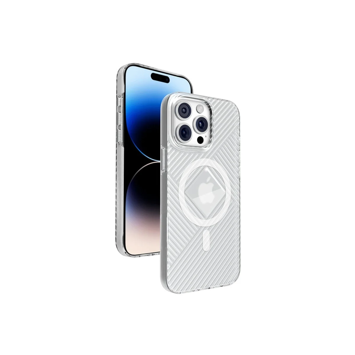 Joko Apple İphone 15 Pro Max Stella Pc Sert Magsafe Kılıf - Şeffaf
