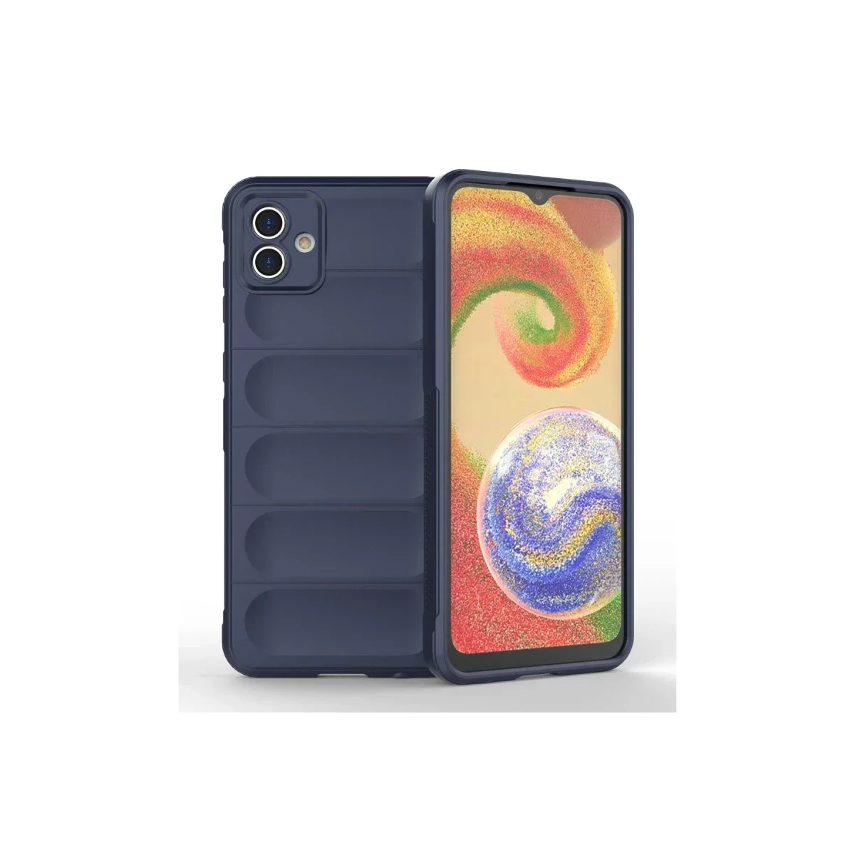 Samsung Galaxy A04E Kılıf Optimum Silikon - Lacivert