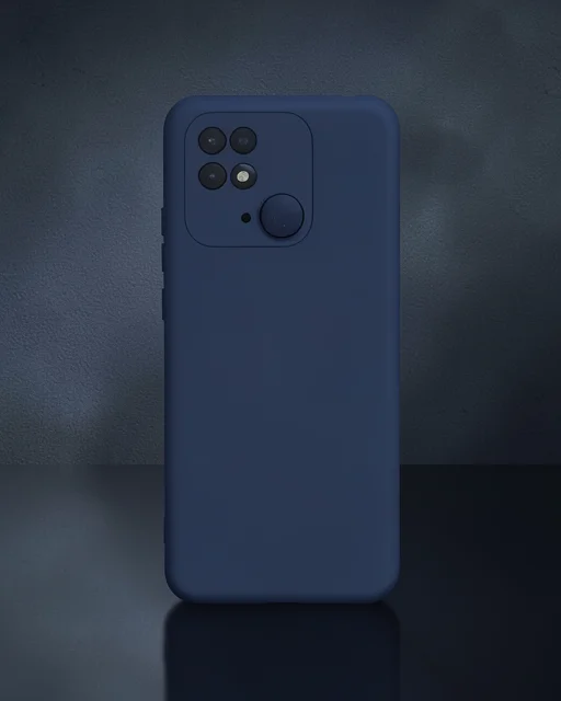 Xiaomi Redmi 10c Kılıf Nano İçi Kadife Silikon - Lacivert