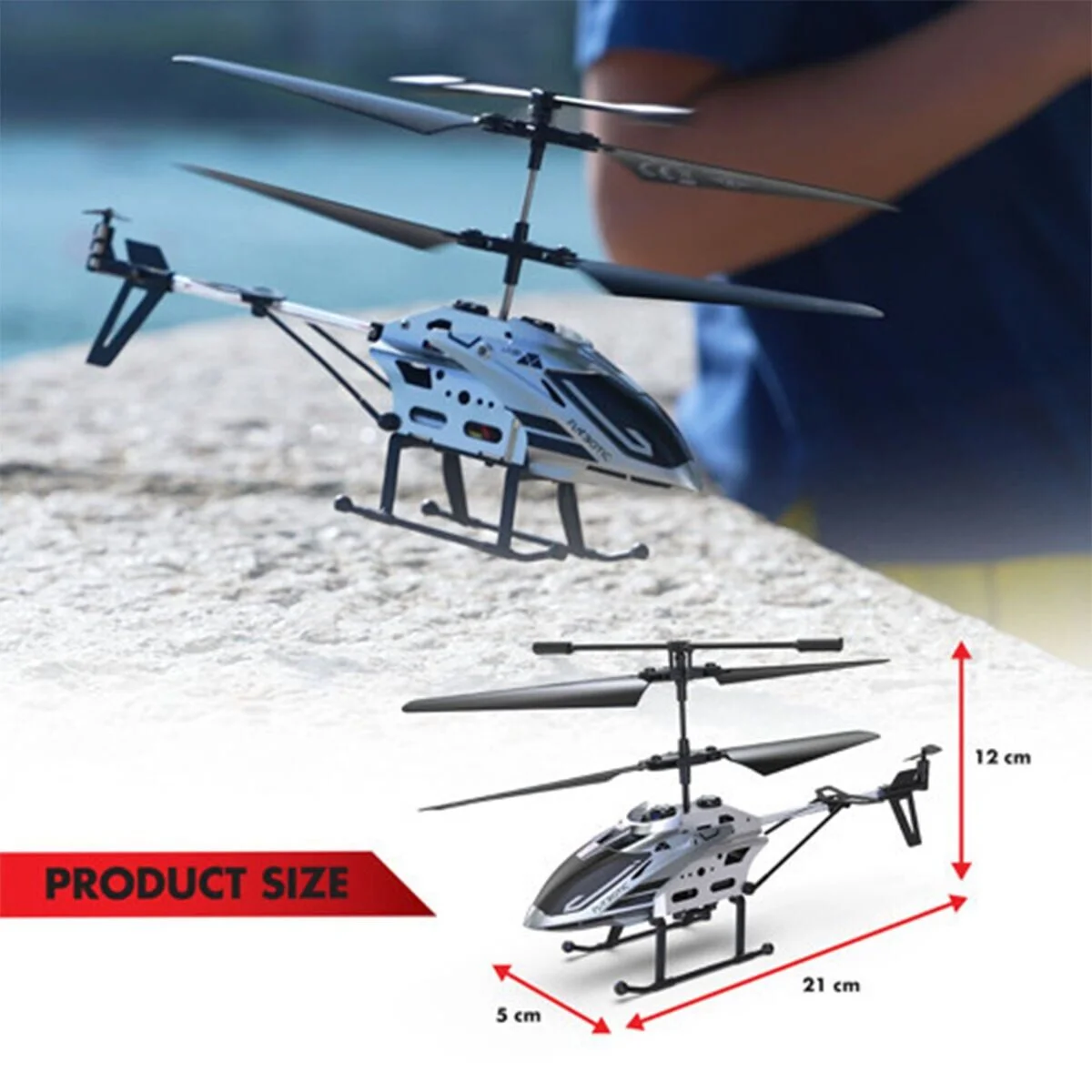 SIL 84568 Sky Aurora Led Light Helikopter görsel 4