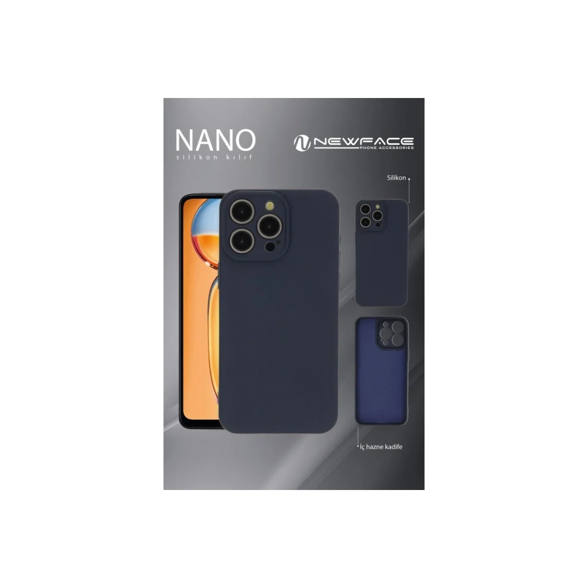 Apple İphone 11 Pro Max Kılıf Nano İçi Kadife Silikon - Mavi görsel 2