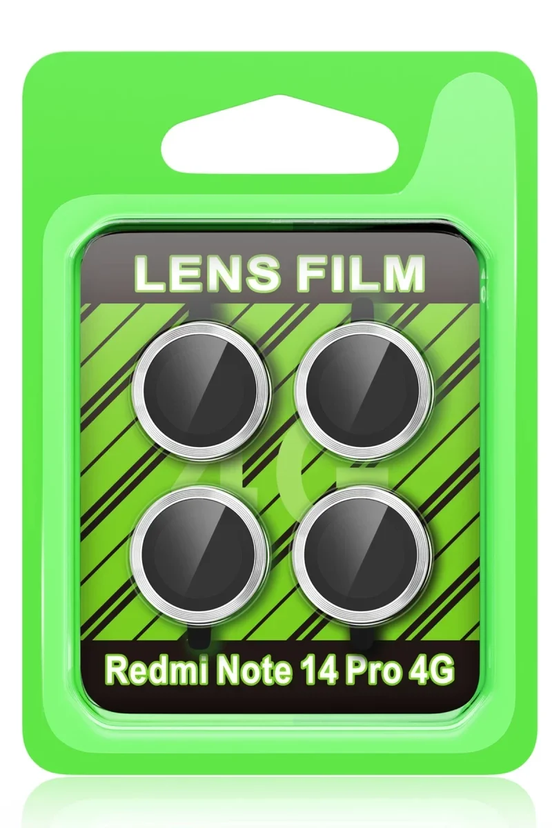 Xiao Red Note 14 Pro 4G Raze Metal Kamera Lens - Gümüş