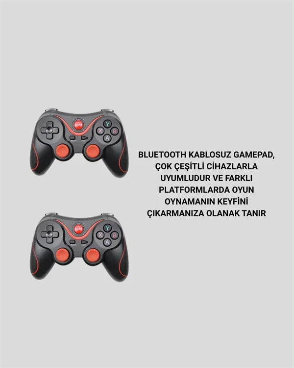 Android Uyumlu Gamepad X3 Game Stick Oyun Kolu Bluetooth Bağlantılı görsel 3