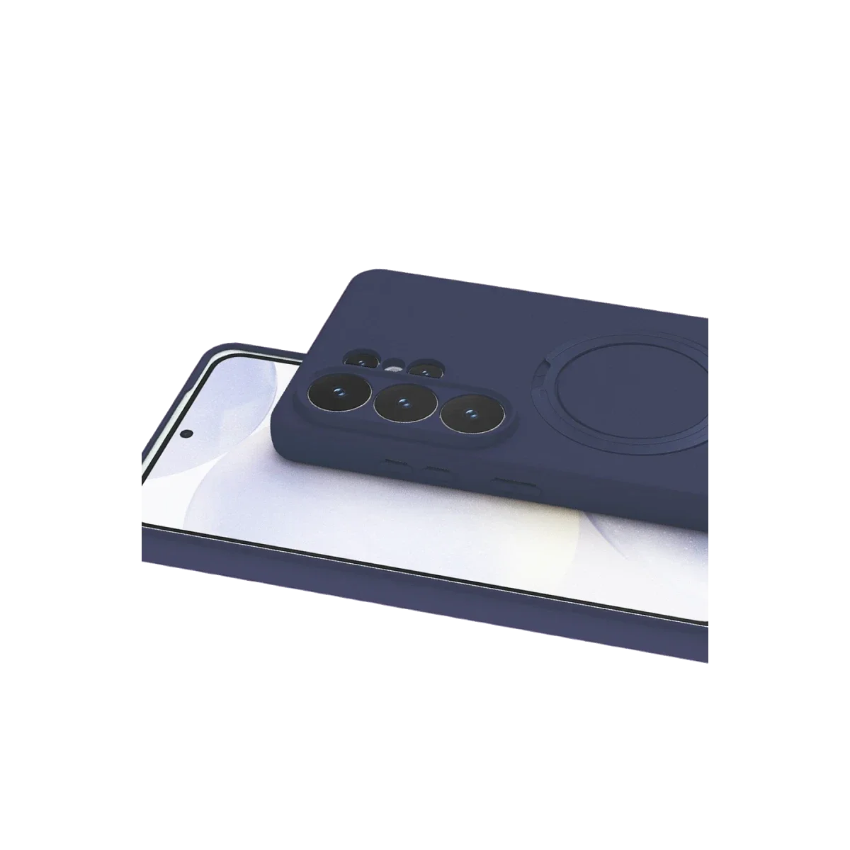 Samsung Galaxy S26 Ultra Regal Magsafe Standlı Kapak - Lacivert görsel 3