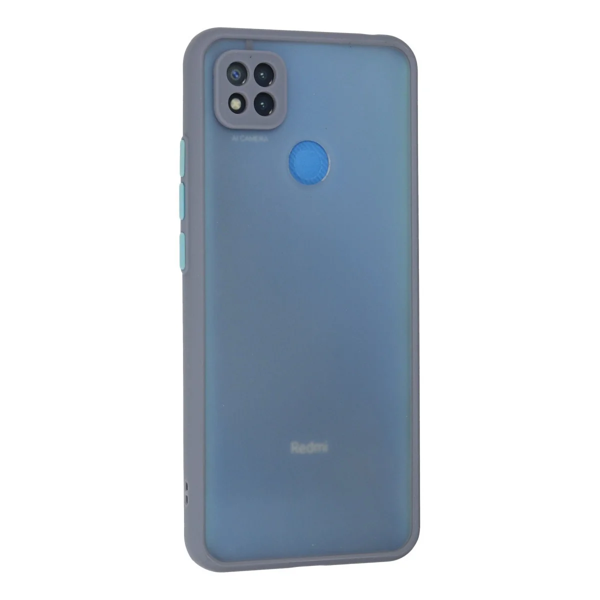 Xiaomi Redmi 9c Kılıf Montreal Silikon Kapak - Gri görsel 3