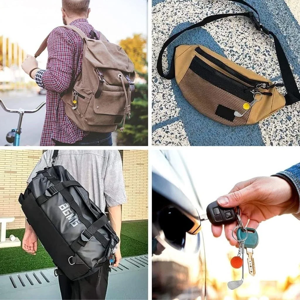 Gerçekçi Golf Tasarımlı Şık Anahtarlık Kolye Çanta Süsü Golf Keychain (adet fiyatıdır) görsel 3